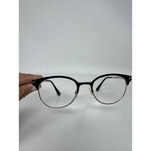 Tom Ford FT 5382 009 Titanium Eyeglasses Frame Brown Japan 50-19-145 Used